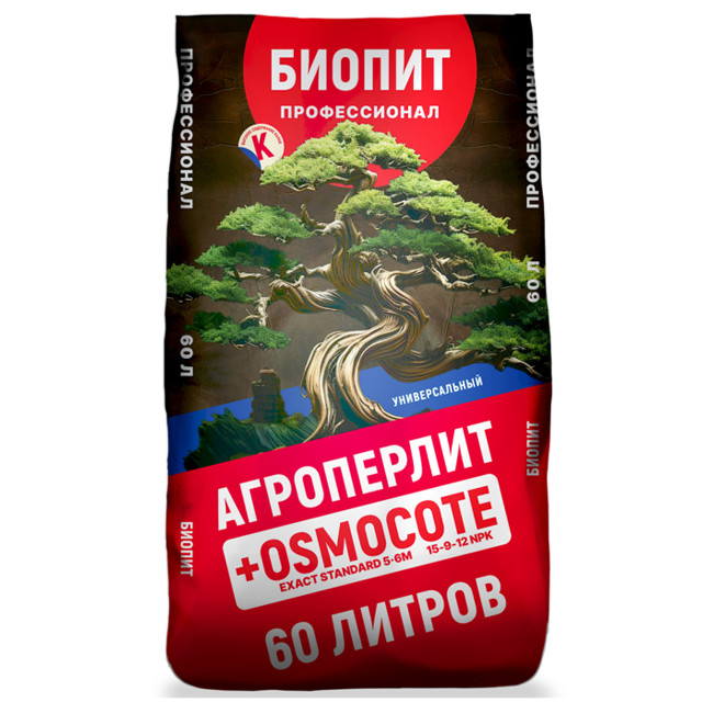 почвогрунт плодородная смесь Биопит профессионал 60л