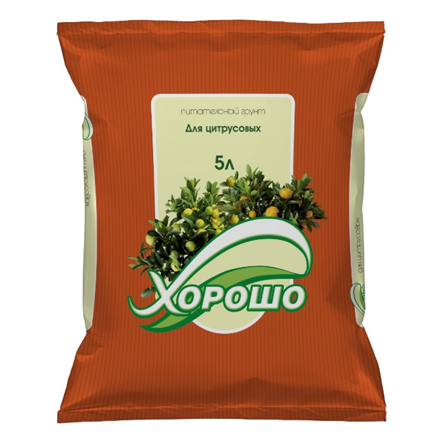 почвогрунт СЕЛИГЕР-АГРО Хорошо для цитрусовых 5л