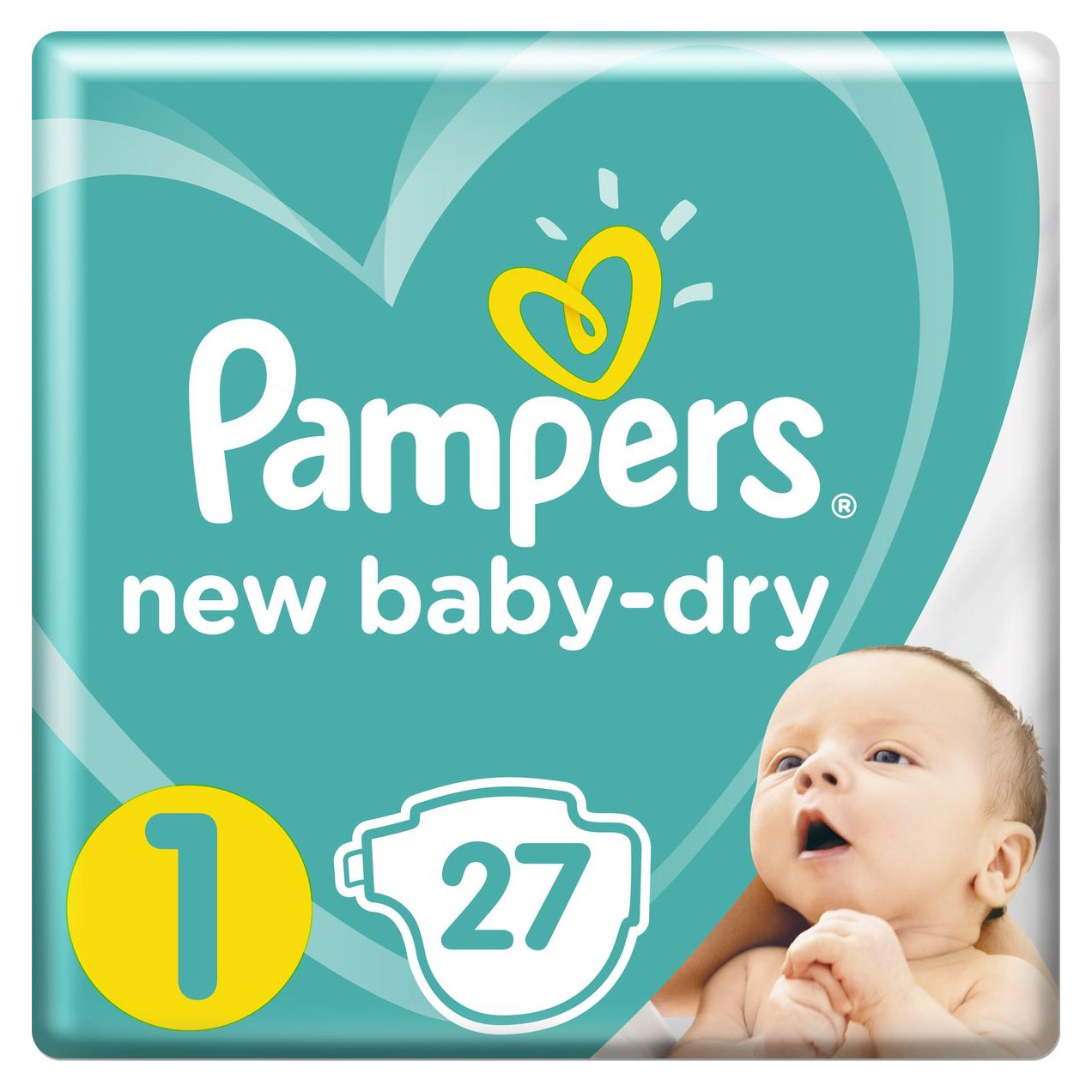 Подгузники для новорожденных Pampers New Baby 2-5 кг. 27 шт.