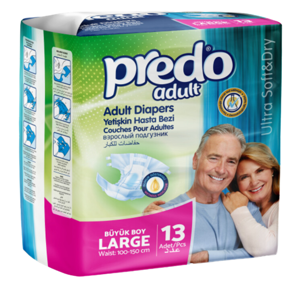 Подгузники для взрослых Predo Adult (L) 13шт