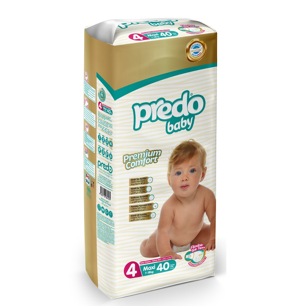 Подгузники Predo Baby № 4 (7-18 кг) 40 шт