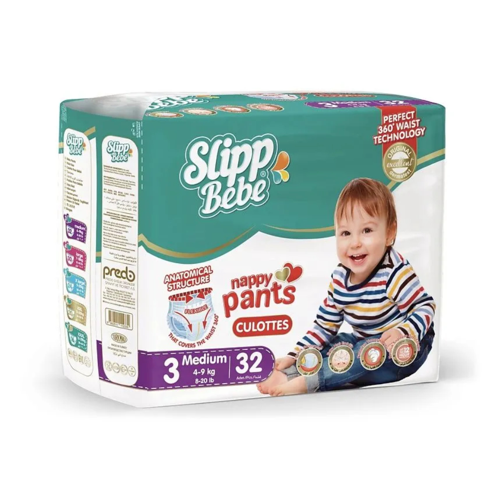 Подгузники-трусики Slipp Bebe № 3 (4-9 кг) 32 шт