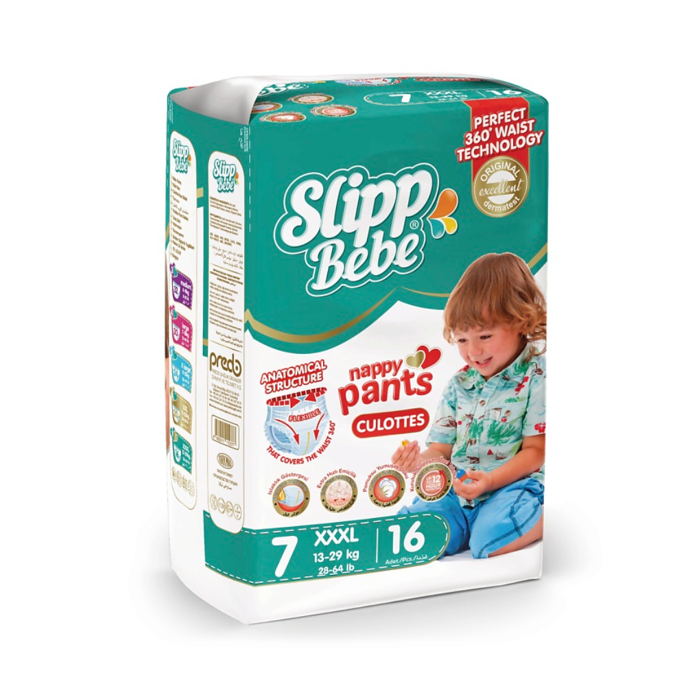Подгузники-трусики Slipp Bebe № 7 (18+ кг) 16 шт