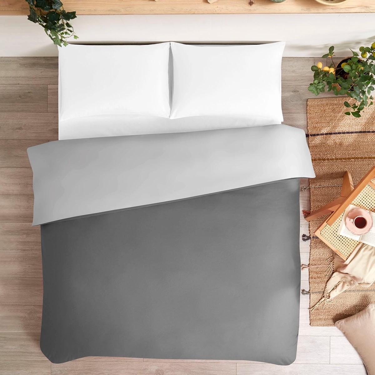 Пододеяльник Ozdilek king size антрацит 220x240 см