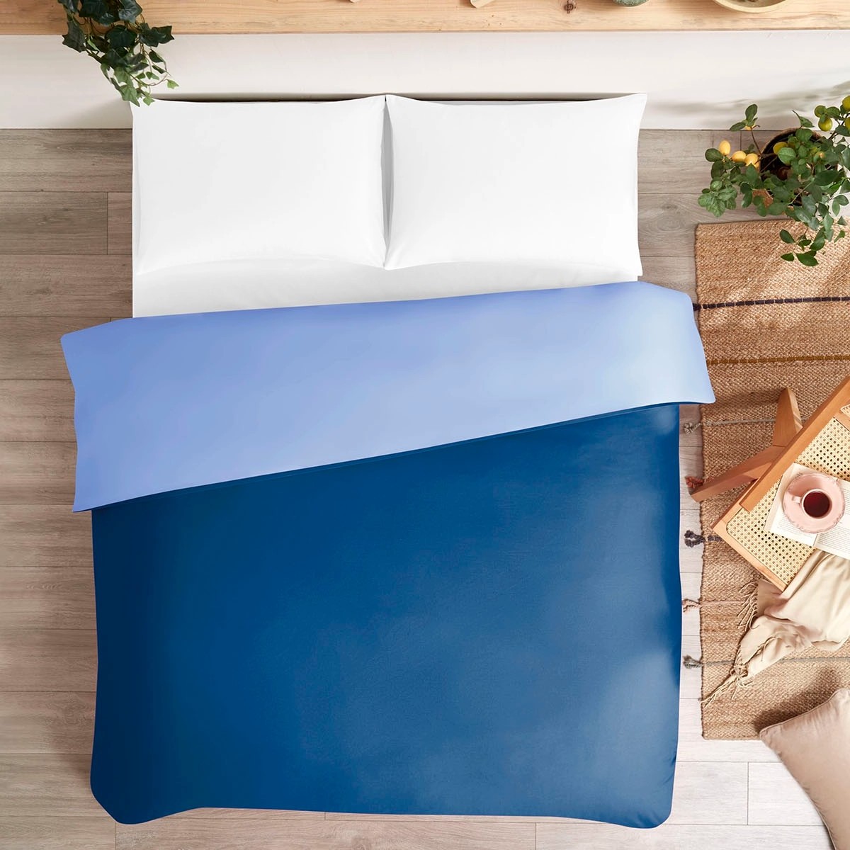 Пододеяльник Ozdilek king size индиго 220x240 см