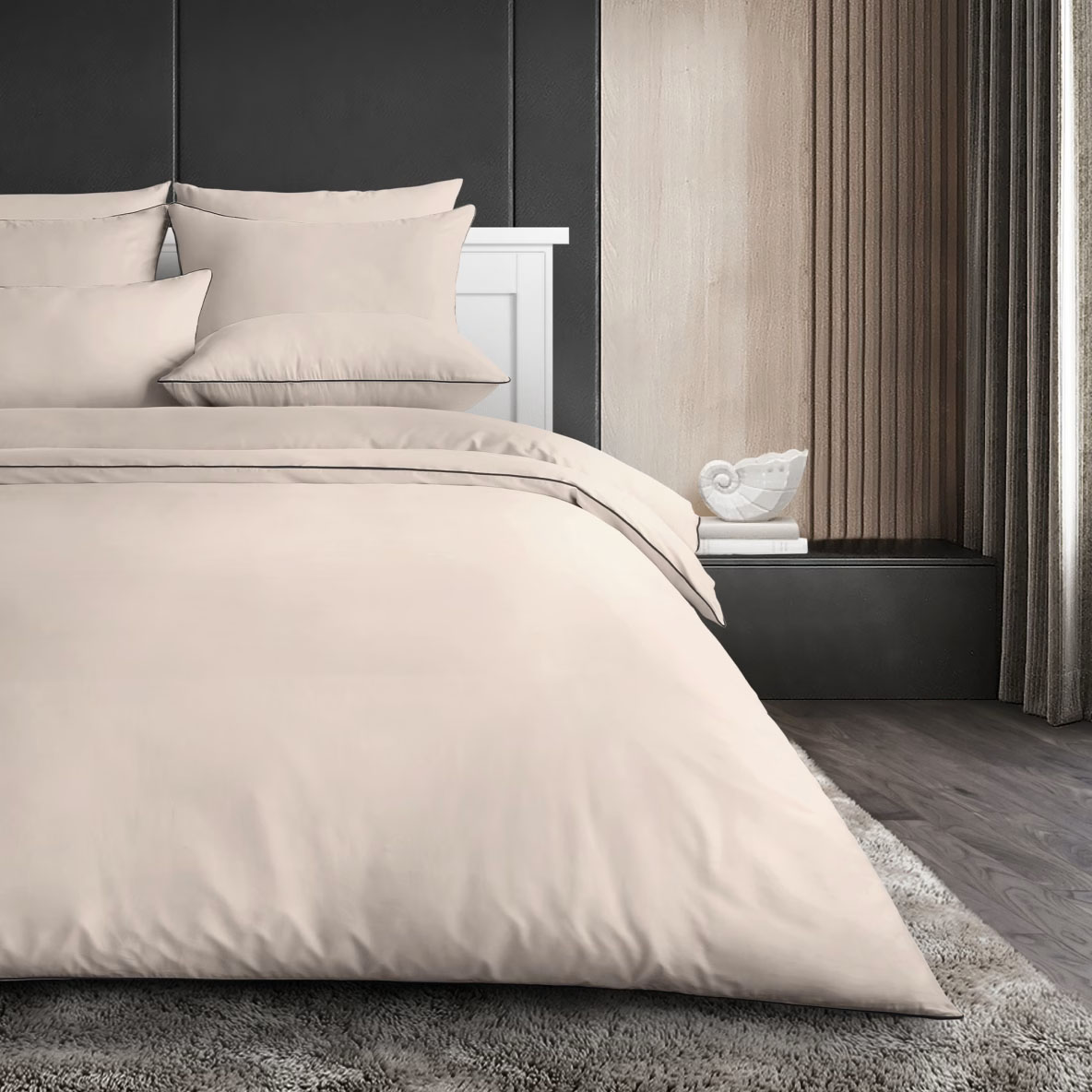 Пододеяльник Soft Silver Песчаный берег 200х220 см