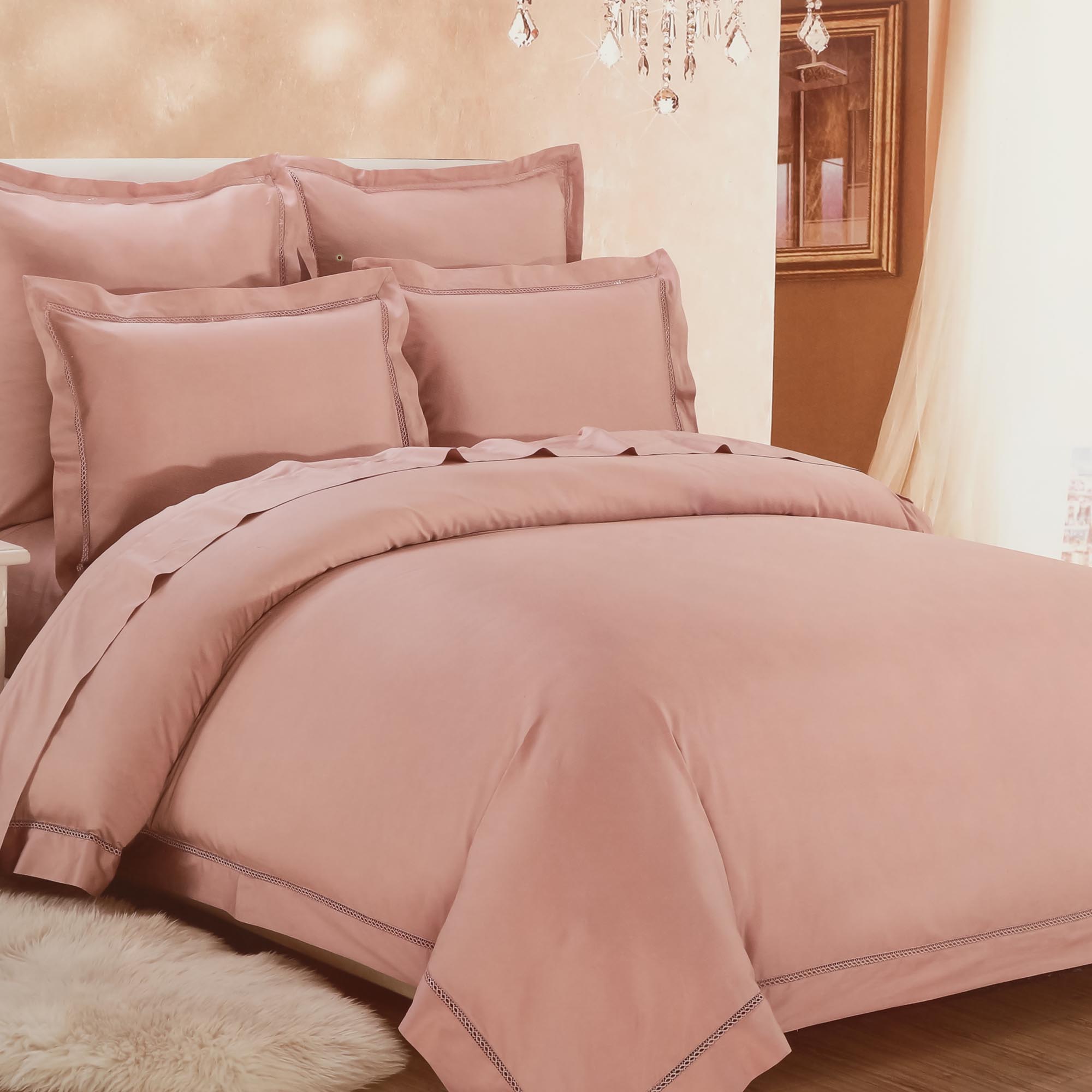 Пододеяльник Wonne Traum Annet down pink 150x210 см