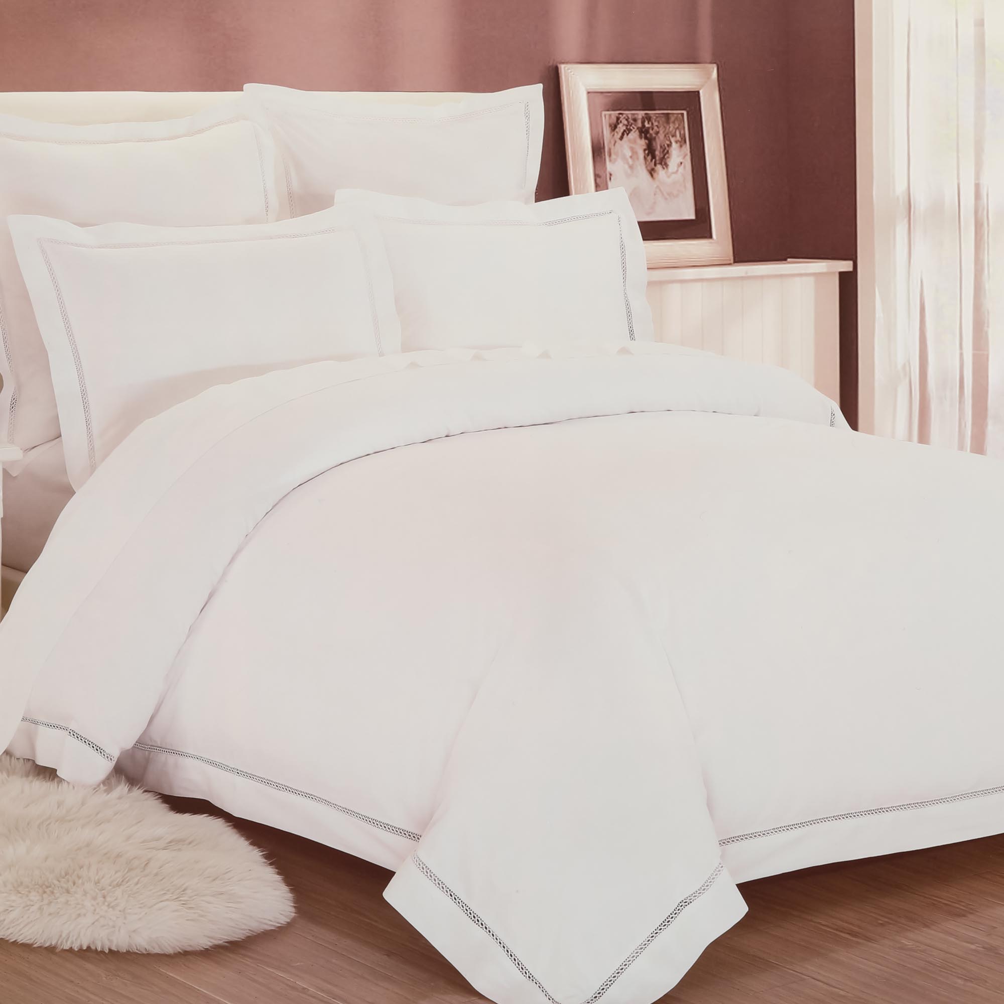 Пододеяльник Wonne Traum Annet white 150x210 см