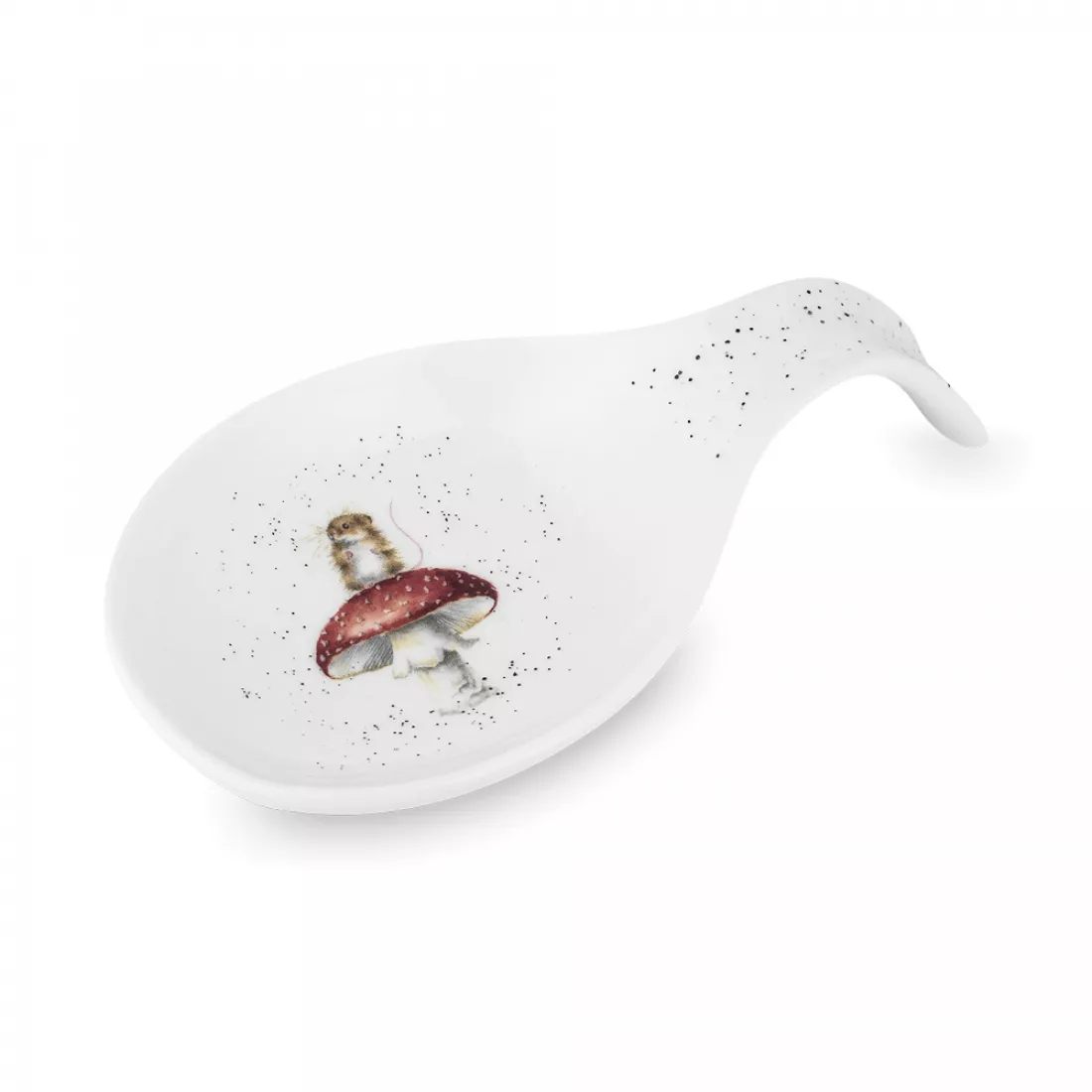 Подставка для ложки Royal Worcester Забавная фауна Мышка на грибе 17 см, фарфор костяной, RWC WN4384-XL