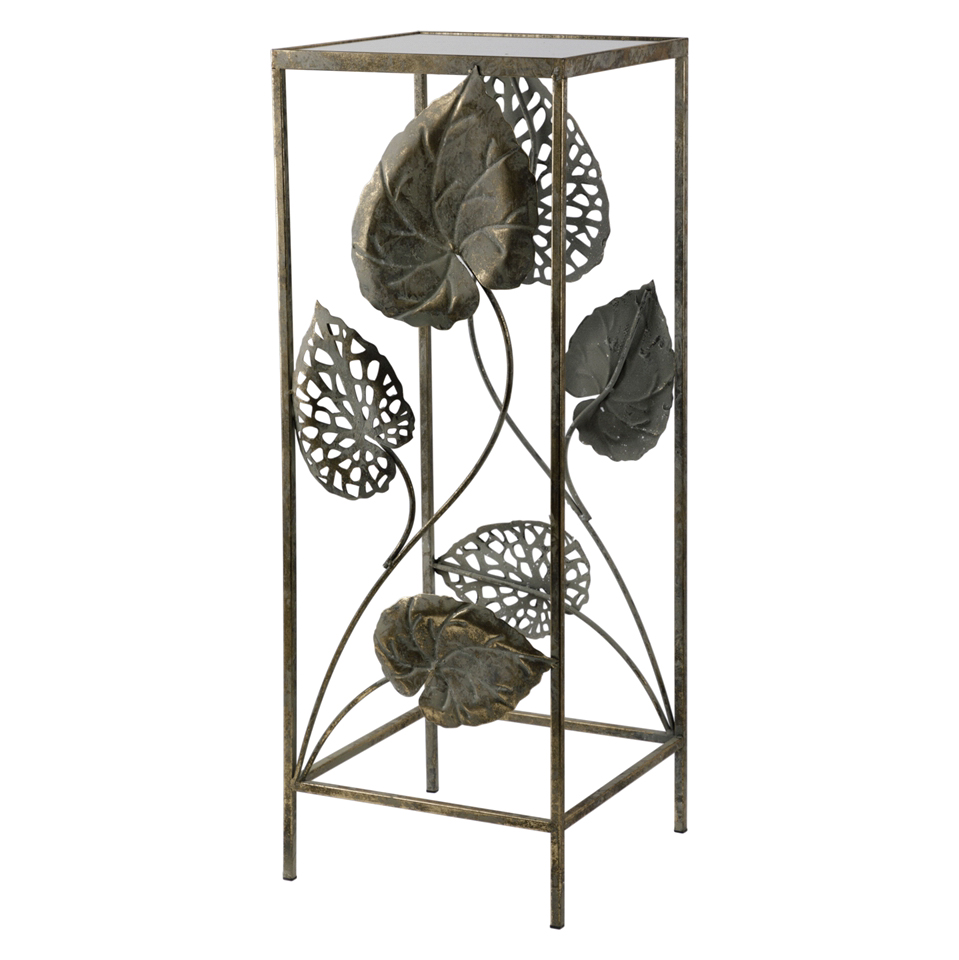 Подставка Glasar с зеркальной столешницей 35x33x90см