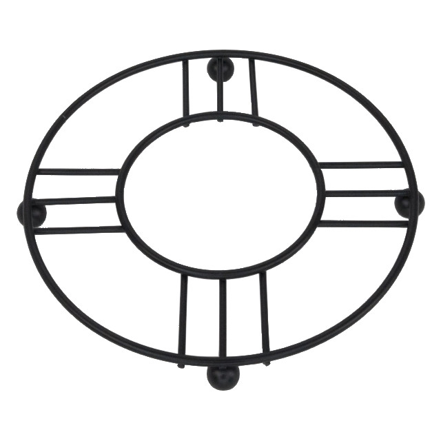 подставка под горячее TODELIA Блэк/Black AWM057 19х19х2см нерж.сталь
