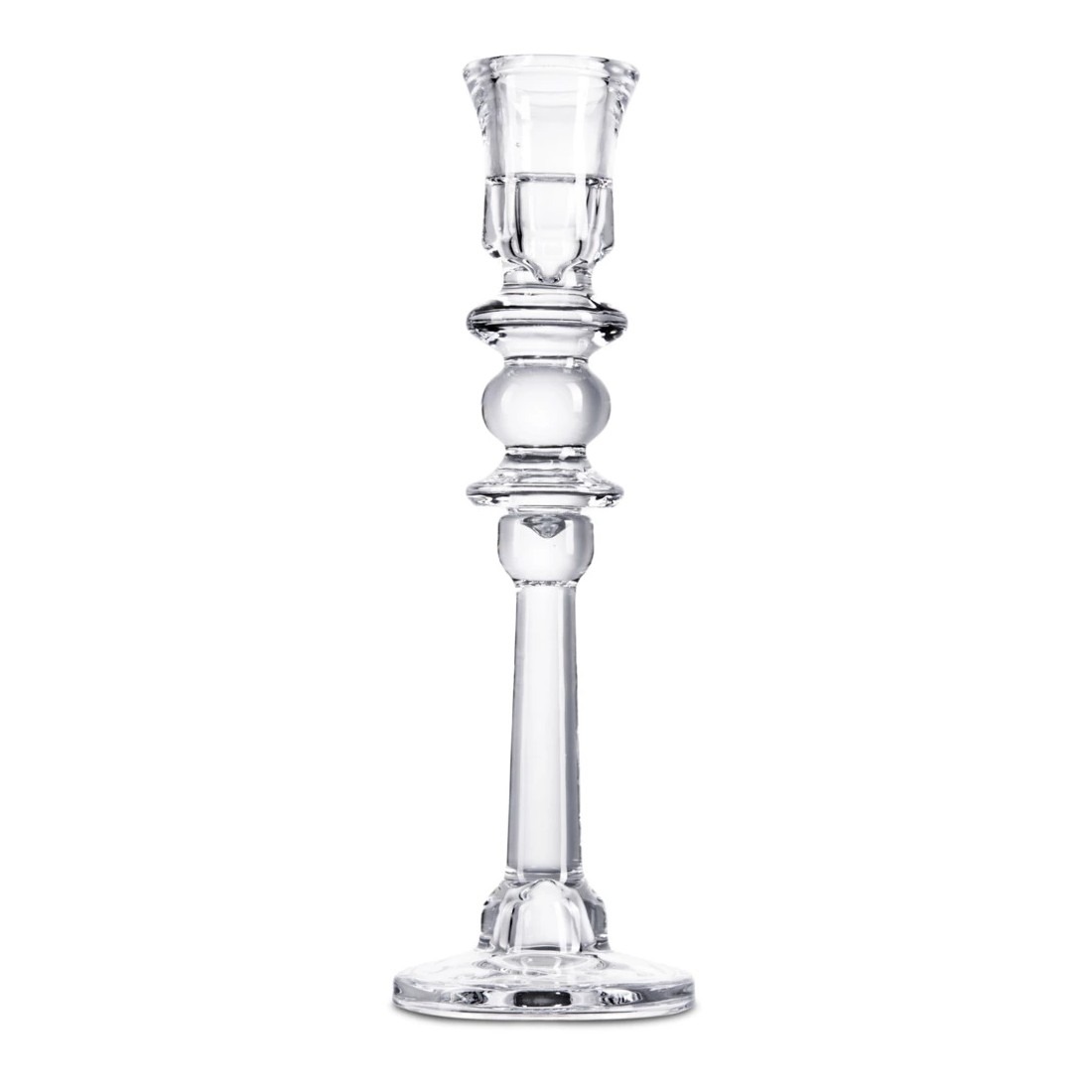 Подсвечник Decor de table 2 в1 Ле Прованс стеклянный 28,5 см