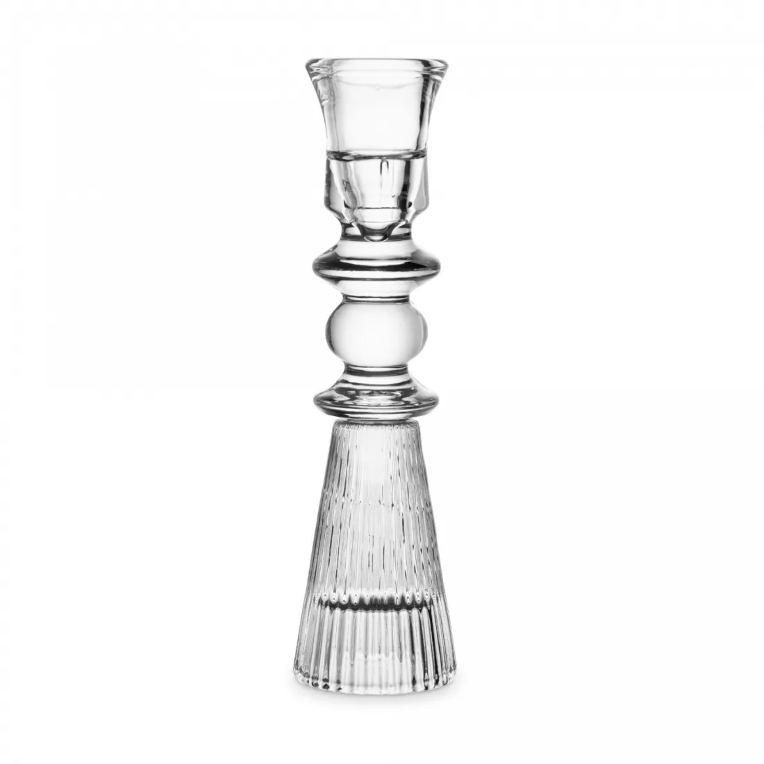 Подсвечник Decor de Table Корнет 23,7 см, стекло