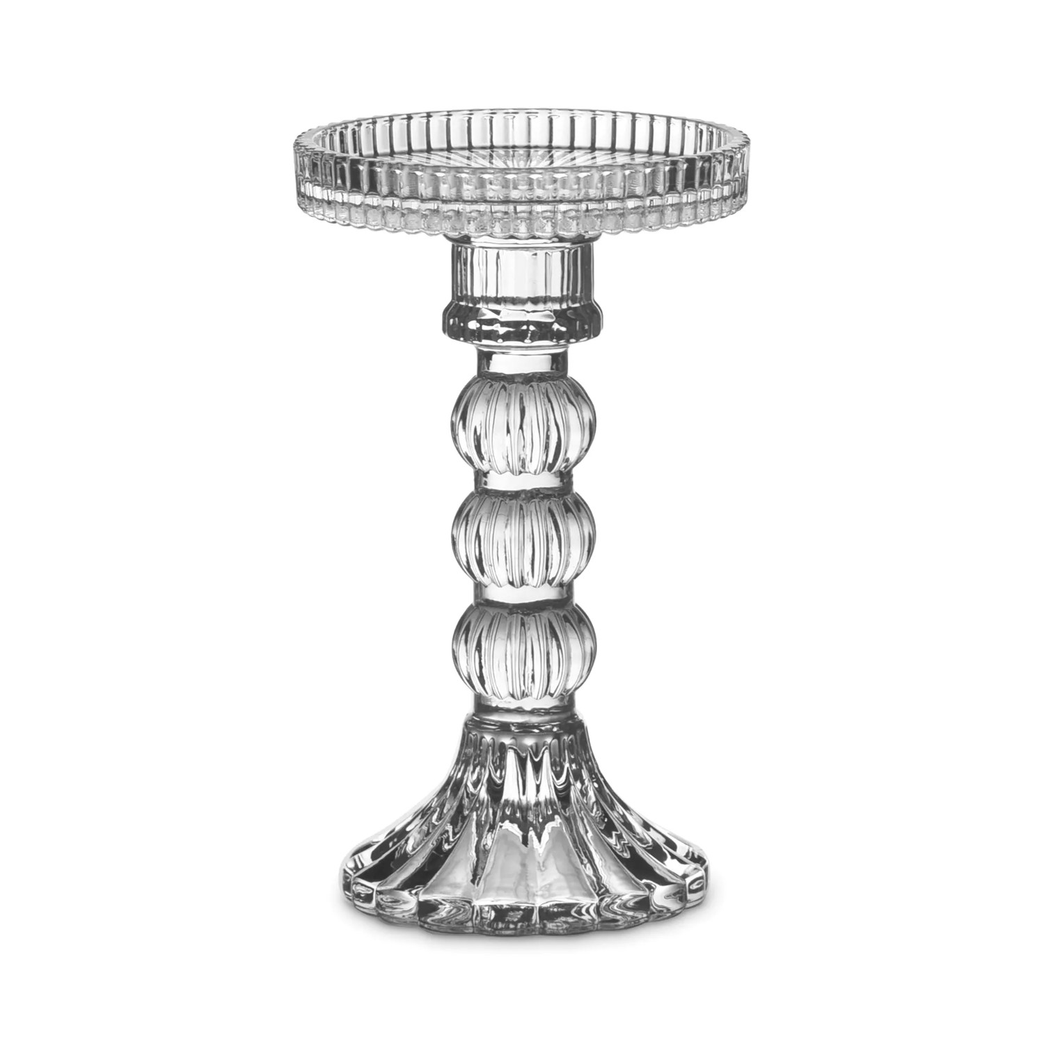 Подсвечник Decor de table Ле Классик 16,5 см, съемная чаша, стекло