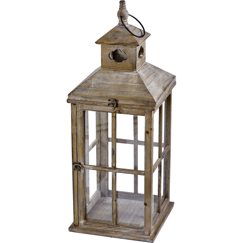 Подсвечник-фонарь Glasar 25х25х65 см