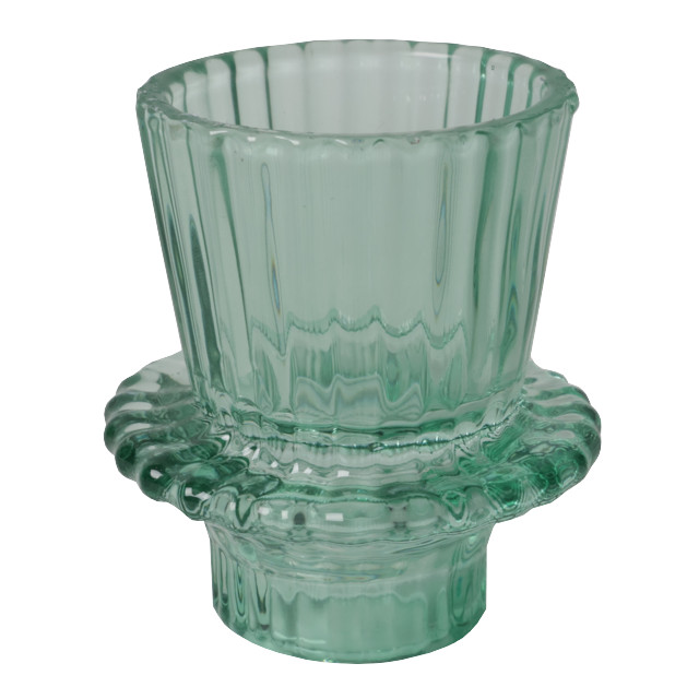 подсвечник MAXIJOY Изумруд/Emerald 4х4х7см стекло