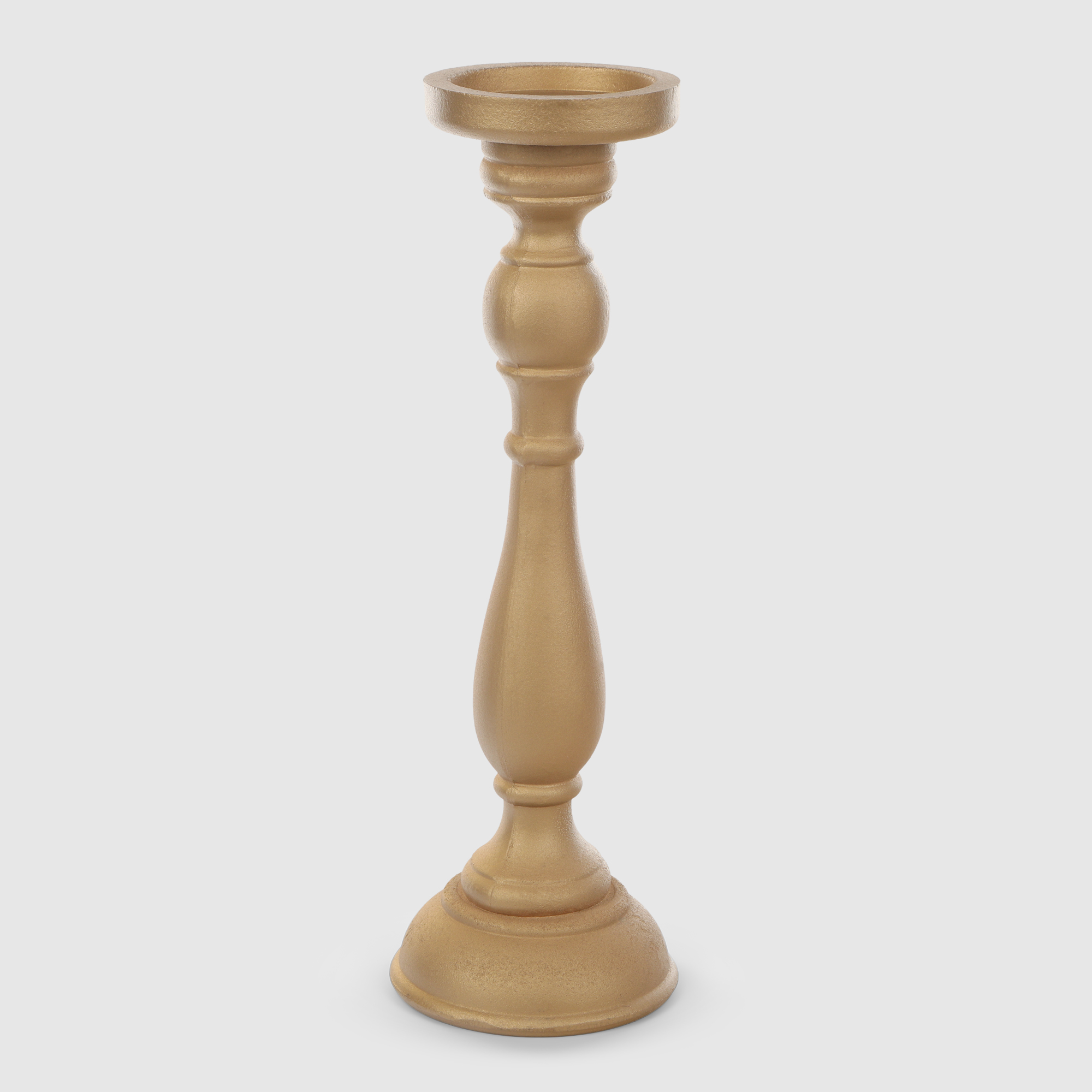 Подсвечник Mercury Deco деревянный 11,5х37 см