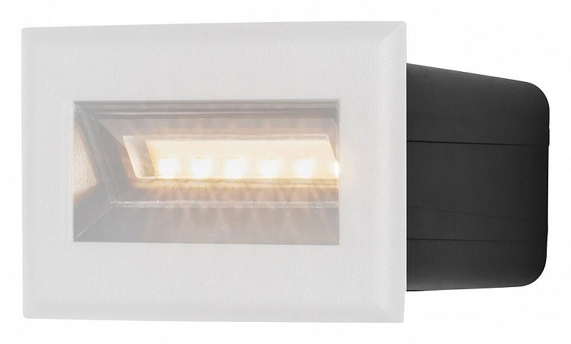 Подсветка для лестниц Maytoni Outdoor Bosca O045SL-L3W3K цвет плафона/подвески Белый, цвет арматуры Черный