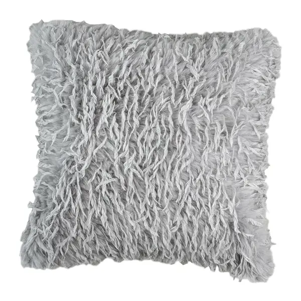 Подушка декоративная Linen Way Перья 45x45 см цвет серый