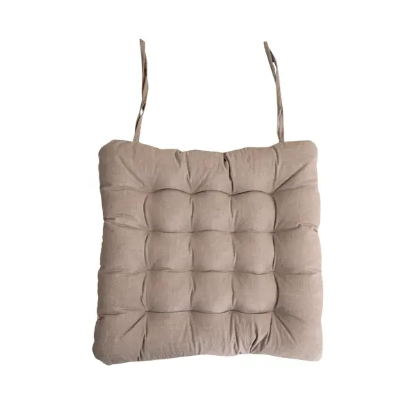 Подушка для стула Linen Way 38x38 см цвет капучино