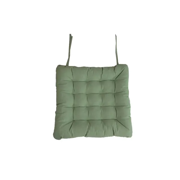 Подушка для стула Linen Way 38x38 см цвет оливковый