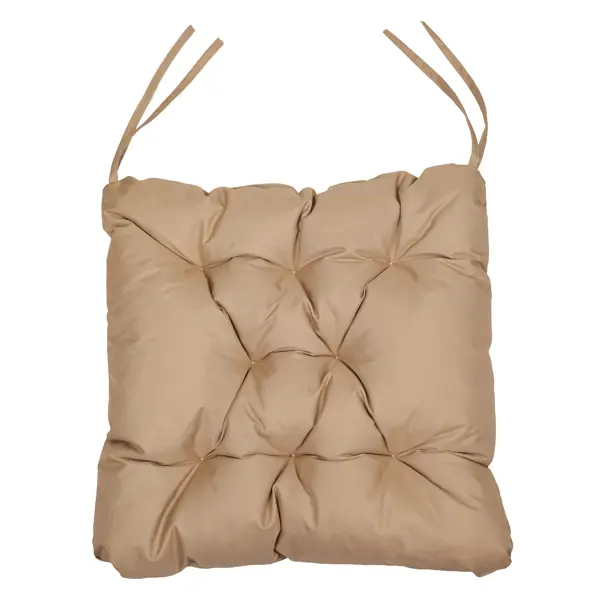 Подушка для стула Linen Way 45x45 см цвет бежевый