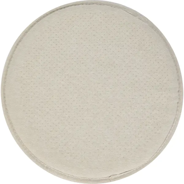Подушка для стула Linen Way Elegan D36 см нескользящая цвет бежевый