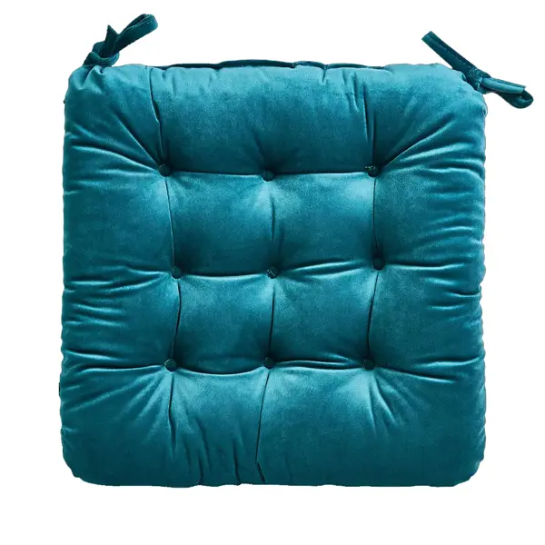 Подушка для стула Seasons Emerald 1 40x36 см цвет темно-бирюзовый