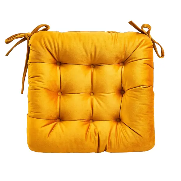 Подушка для стула Seasons Solemio 1 40x36 см цвет желтый