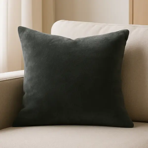 Подушка Inspire Flandria 45x45 см цвет графит Paris 2
