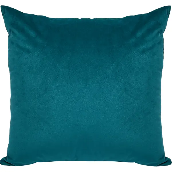 Подушка Inspire Tony 45x45 см цвет темно-бирюзовый Emerald 1
