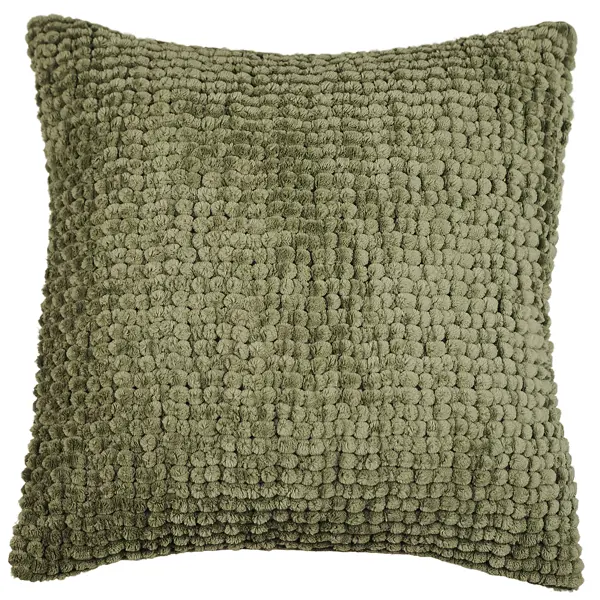 Подушка Шарики 45x45 см цвет оливковый