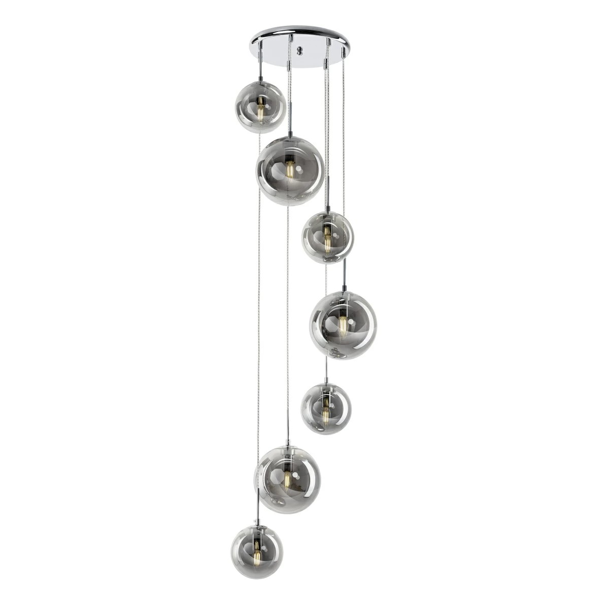 Подвес Citilux Томми cl102070 хром+дымчатый