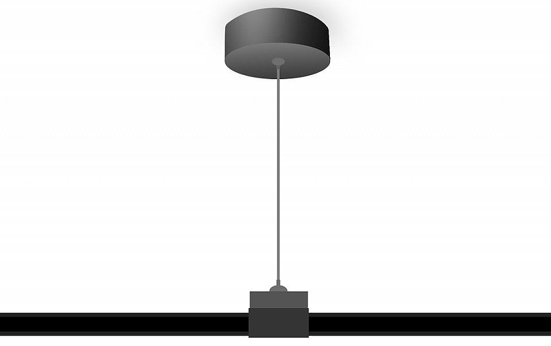 Подвес для трека Ambrella Light GL GL7033 цвет арматуры Черный