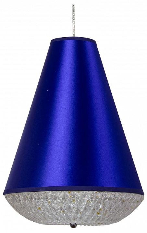 Подвесной светильник Abrasax Cavaliere CL.8301-BLU цвет плафона/подвески Прозрачный, Синий, цвет арматуры Хром