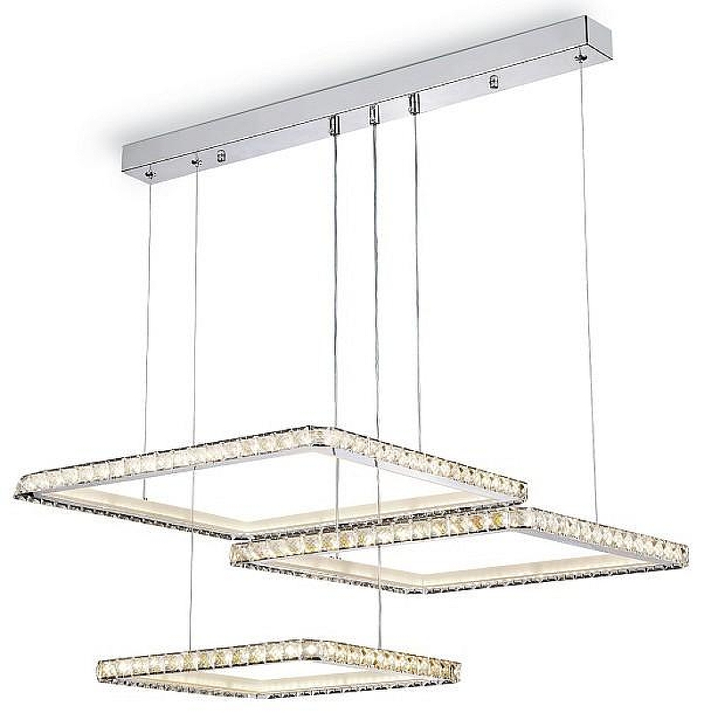 Подвесной светильник Ambrella Light FA FA1759 цвет плафона/подвески Прозрачный, цвет арматуры Хром