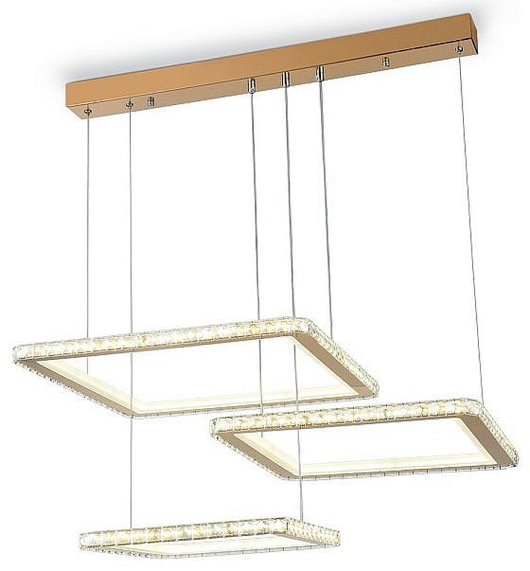 Подвесной светильник Ambrella Light FA FA1761 цвет плафона/подвески Прозрачный, цвет арматуры Золото
