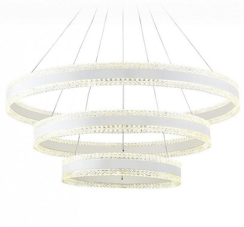 Подвесной светильник Ambrella Light FA FA6181 цвет плафона/подвески Белый, Прозрачный, цвет арматуры Белый