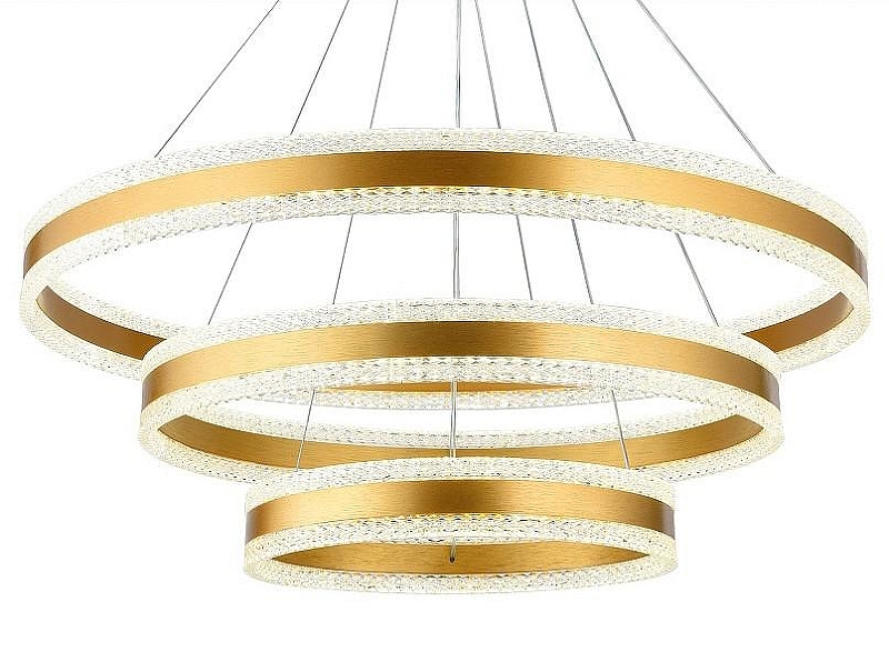 Подвесной светильник Ambrella Light FA FA6183 цвет плафона/подвески Золото, Прозрачный, цвет арматуры Золото