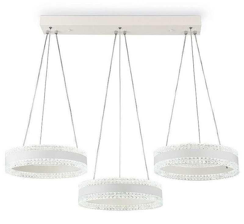 Подвесной светильник Ambrella Light FA FA6206 цвет плафона/подвески Белый, Прозрачный, цвет арматуры Белый