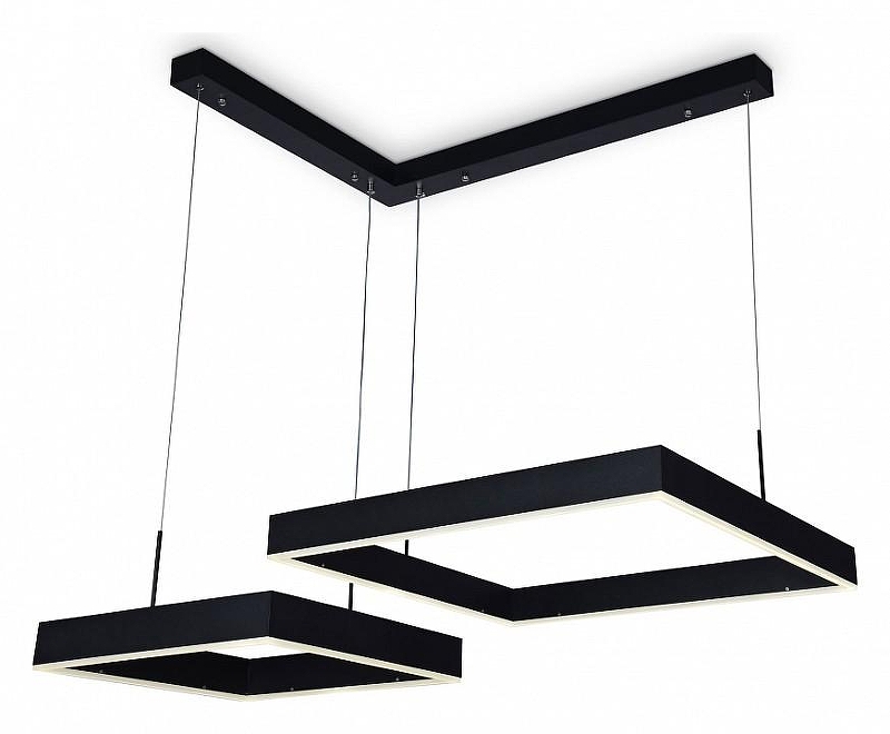 Подвесной светильник Ambrella Light FA FA6644 цвет плафона/подвески Белый, Черный, цвет арматуры Черный