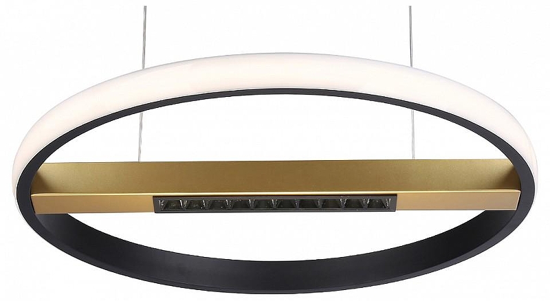 Подвесной светильник Ambrella Light FL FL51489 цвет плафона/подвески Белый, Золото, Черный, цвет арматуры Черный