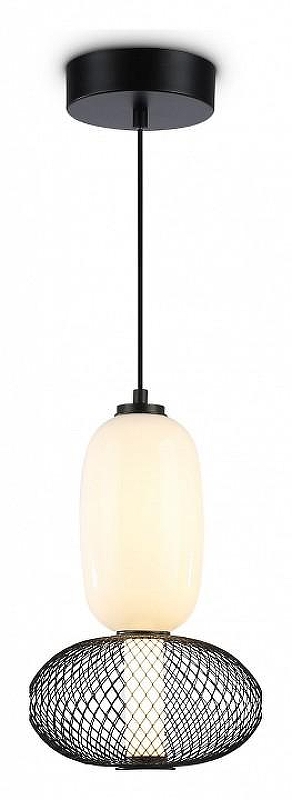 Подвесной светильник Ambrella Light LH LH11007 цвет плафона/подвески Белый, Черный, цвет арматуры Черный