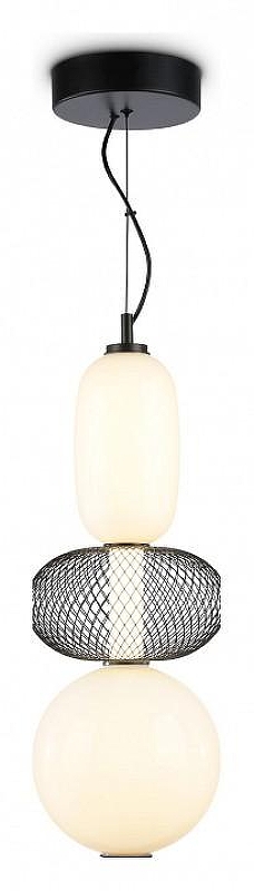 Подвесной светильник Ambrella Light LH LH11008 цвет плафона/подвески Белый, Черный, цвет арматуры Черный