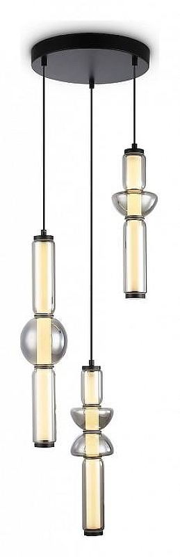 Подвесной светильник Ambrella Light LH LH11026 цвет плафона/подвески Светло-серый, цвет арматуры Черный