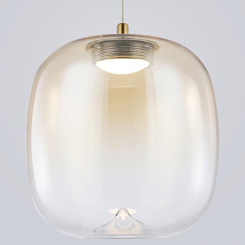 Подвесной светильник Ambrella Light LH LH11093 цвет плафона/подвески Янтарный, цвет арматуры Латунь
