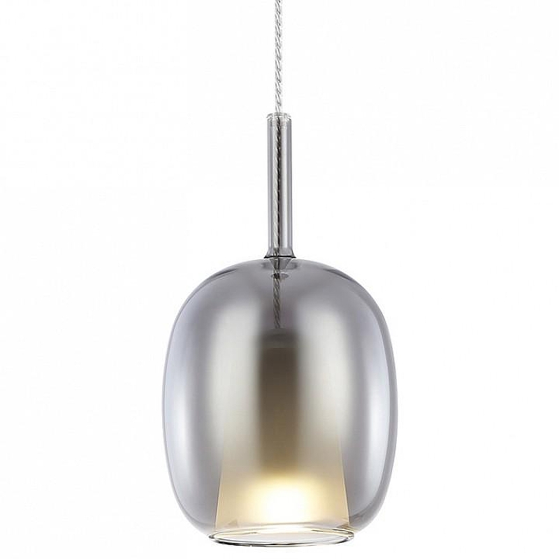 Подвесной светильник Ambrella Light LH LH11123 цвет плафона/подвески Светло-серый, цвет арматуры Черный
