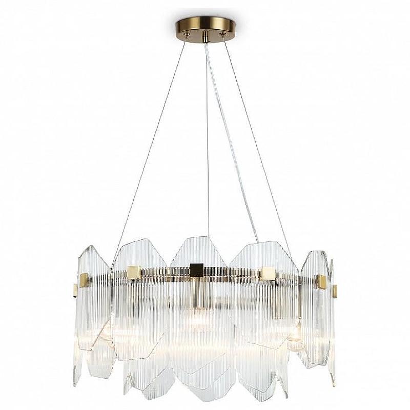 Подвесной светильник Ambrella Light LH LH31251 цвет плафона/подвески Прозрачный, цвет арматуры Латунь