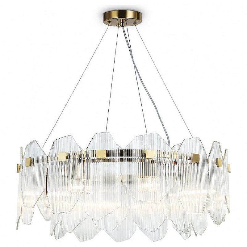 Подвесной светильник Ambrella Light LH LH31253 цвет плафона/подвески Прозрачный, цвет арматуры Латунь