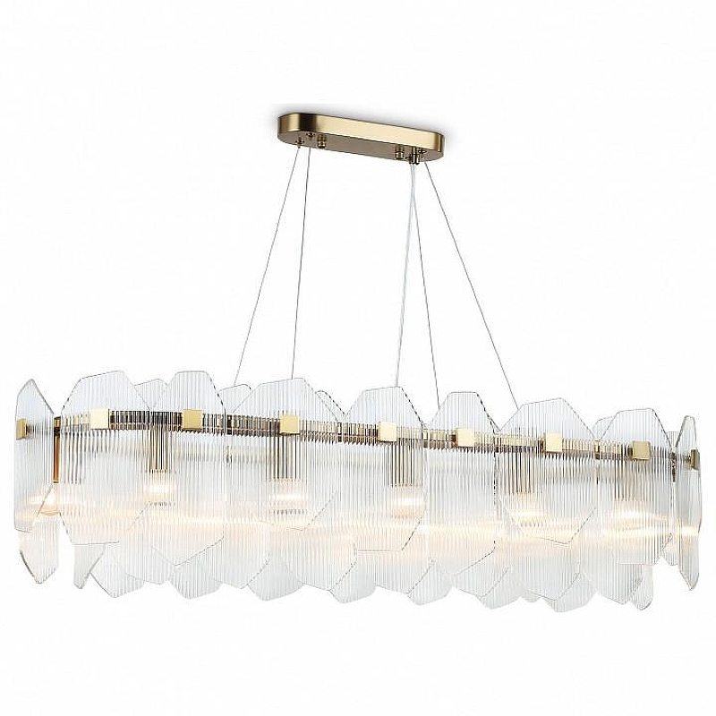 Подвесной светильник Ambrella Light LH LH31255 цвет плафона/подвески Прозрачный, цвет арматуры Латунь